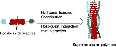 Graphical abstract: Porphyrin-based supramolecular polymers