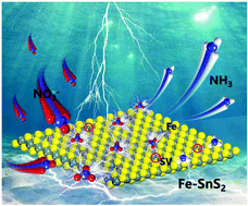 Graphical abstract: Boosted nitrate electroreduction to ammonia on Fe-doped SnS2 nanosheet arrays rich in S-vacancies