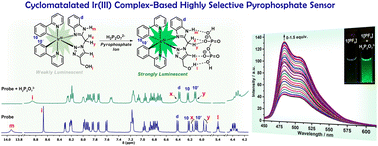 Graphical abstract: Cyclometalated iridium(iii) complex of a 1,2,3-triazole-based ligand for highly selective sensing of pyrophosphate ion