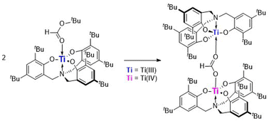 Graphical abstract: Formate complexes of tri- and tetravalent titanium supported by a tris(phenolato)amine ligand