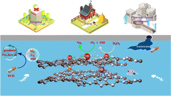 Graphical abstract: Generation of singlet oxygen over CeO2/K,Na-codoped g-C3N4 for tetracycline hydrochloride degradation over a wide pH range