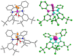Graphical abstract: Where is the unpaired electron density? A combined experimental and theoretical finding on the geometric and electronic structures of the Co(iii) and Mn(iv) complexes of the unsymmetrical non-innocent pincer ONS ligand