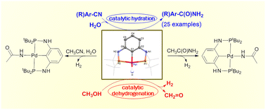 Graphical abstract: Reactions and catalytic applications of a PNCNP pincer palladium hydride complex