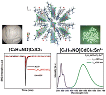 Graphical abstract: Sn(ii)-doped one-dimensional hybrid metal halide [C5H14NO]CdCl3 single crystals with broadband greenish-yellow light emission