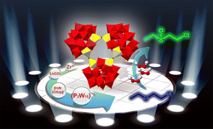Graphical abstract: A Zr-added Dawson-type poly(polyoxometalate)