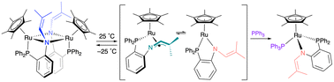 Graphical abstract: Operationally unsaturated ruthenium complex stabilized by a phosphine 1-azaallyl ligand