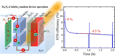 Graphical abstract: Design of semitransparent tantalum nitride photoanode for efficient and durable solar water splitting