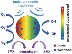 Graphical abstract: Piezoelectric catalytic performance of BaTiO3 for sulfamethoxazole degradation