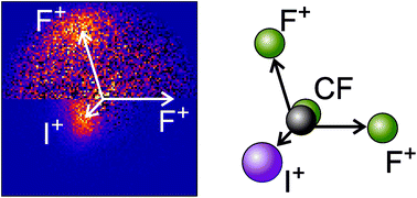 Graphical abstract: Electron-induced dissociation dynamics studied using covariance-map imaging