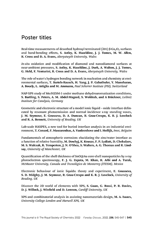 Poster list