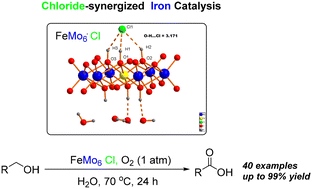 Graphical abstract: Selective iron-catalyzed aerobic oxidation of alcohols in water to carboxylic acids mediated by additives