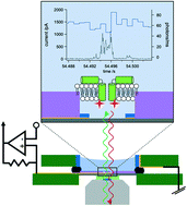 Graphical abstract: A chip-based array for high-resolution fluorescence characterization of free-standing horizontal lipid membranes under voltage clamp