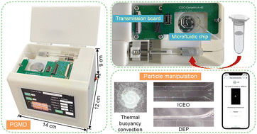 Graphical abstract: Portable general microfluidic device with complex electric field regulation functions for electrokinetic experiments