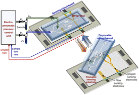 Graphical abstract: dDrop-Chip: disposable film-chip microfluidic device for real-time droplet feedback control