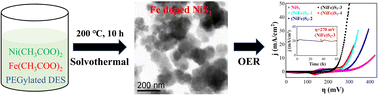 Graphical abstract: One-pot synthesis and microstructure analysis of Fe-doped NiS2 for efficient oxygen evolution electrocatalysis