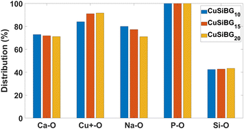 Graphical abstract: Structural effects of incorporating Cu+ and Cu2+ ions into silicate bioactive glasses using molecular dynamics simulations