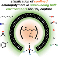 Graphical abstract: Investigation of storage environments on aminopolymer stabilization within UiO-67(Zr) for CO2 capture