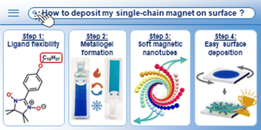 Graphical abstract: Metallogels: a novel approach for the nanostructuration of single-chain magnets