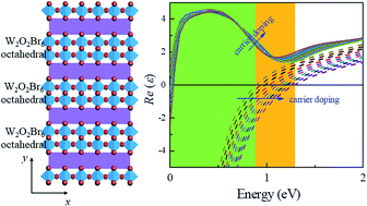 Graphical abstract: Monolayer NaW2O2Br6: a gate tunable near-infrared hyperbolic plasmonic surface