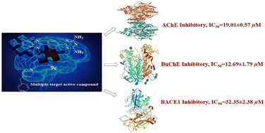 Graphical abstract: Synthesis and biological evaluation of benzimidazoles/1,3,5-triazine-2,4-diamine hybrid compounds: a new class of multifunctional alzheimer targeting agents