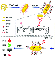 Graphical abstract: Preparation of a gold@europium-based coordination polymer nanocomposite with excellent photothermal properties and its potential for four-mode imaging