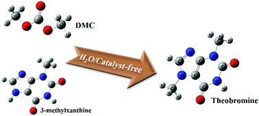 Graphical abstract: Catalyst-free N-methylation of 3-methylxanthine with dimethyl carbonate in water: green synthesis of theobromine