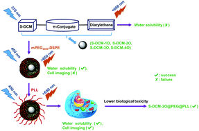 Graphical abstract: Synthesis and application of near-infrared dyes based on sulfur-substituted dicyanomethylene-4H-chromene and diarylethene