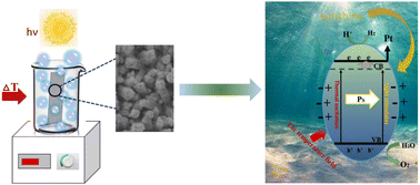 Graphical abstract: Doping regulates pyro-photo-electric catalysis to achieve efficient water splitting in Ba1−xSrxTiO3 through solar energy and thermal resources