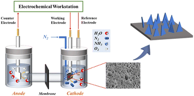 Graphical abstract: FeMo–N nanosheet arrays supported on nickel foam for efficient electrocatalytic N2 reduction to NH3 under ambient conditions
