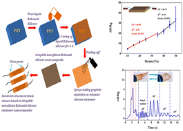 Graphical abstract: Network crack-based high performance stretchable strain sensors for human activity and healthcare monitoring