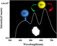 Graphical abstract: Presence of the irregular oxidation state of Bi4+ and single-element white emission in YAl3(BO3)4:Bi