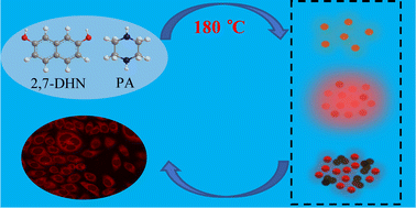 Graphical abstract: Facile synthesis of graphene quantum dots with red emission and high quantum yield