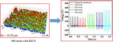 Graphical abstract: Construction of high-performance triboelectric nanogenerators based on the microstructures of conical nanoneedles