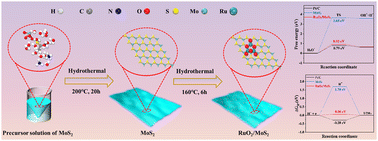 Graphical abstract: Interface modifications for RuO2-decorated MoS2 nanosheets as excellent electrocatalysts for alkaline hydrogen evolution reactions