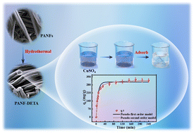 Graphical abstract: Efficient removal of high- or low-concentration copper ions using diethylenetriamine-grafted electrospun polyacrylonitrile fibers