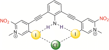 Graphical abstract: Anion recognition using enhanced halogen bonding through intramolecular hydrogen bonds – a computational insight