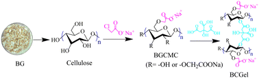 Graphical abstract: Synthesis of bagasse-derived carboxymethyl cellulose aerogels for efficient removal of cationic dyes and heavy metal ions