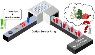 Graphical abstract: Optical sensor arrays for the detection and discrimination of natural products