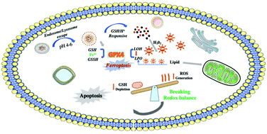 Graphical abstract: Precision therapy through breaking the intracellular redox balance with an MOF-based hydrogel intelligent nanobot for enhancing ferroptosis and activating immunotherapy