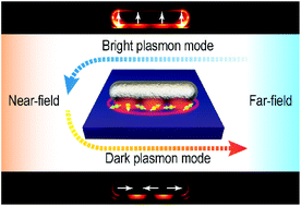 Graphical abstract: Mode-dependent energy exchange between near- and far-field through silicon-supported single silver nanorods