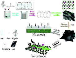 Graphical abstract: A lignin-derived flexible porous carbon material for highly efficient polyselenide and sodium regulation