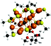 Graphical abstract: An ultrastable thiolate/diglyme ligated cluster: Au20(PET)15(DG)2