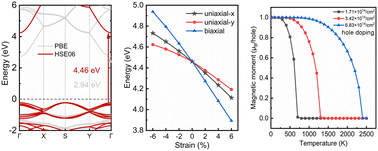 Graphical abstract: Monolayer GaOCl: a novel wide-bandgap 2D material with hole-doping-induced ferromagnetism and multidirectional piezoelectricity