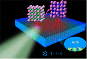 Graphical abstract: Plasmon driven nanocrystal transformation in low temperature environments