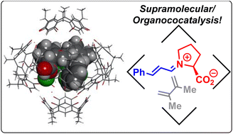 Graphical abstract: Combining iminium and supramolecular catalysis for the [4 + 2] cycloaddition of E-cinnamaldehydes