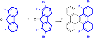 Graphical abstract: Fluorine on fluorenes