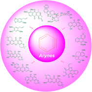 Graphical abstract: Arynes as synthetic linchpins towards the construction of diversely functionalized natural product skeletons