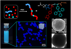 Graphical abstract: Photoluminescent polymer cubosomes prepared by RAFT-mediated polymerization-induced self-assembly