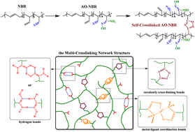 Graphical abstract: Facile strategy to incorporate amidoxime groups into elastomers toward self-crosslinking and self-reinforcement