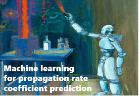 Graphical abstract: A Predictive machine-learning model for propagation rate coefficients in radical polymerization